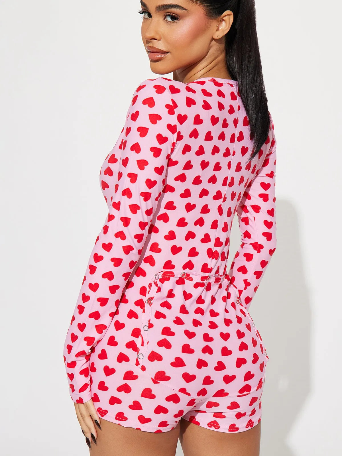 Combinaison pyjama femme - ouverture arrière
